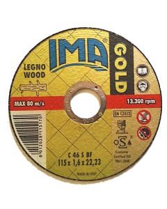 Disco gold 115x1,6x22 legno