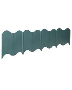 Bordo flessibile in plastica verde per prato h.14x16 cm , conf.20 pezzi