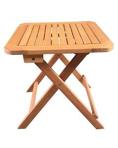 Tavolino d'appoggio in legno amalfi, richiudibile, 45x45xh.45