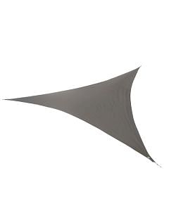 Vela ombreggiante triangolare 3,6x3,6x3,6 mt , telo poliestere 180gr/mq colore tortora
