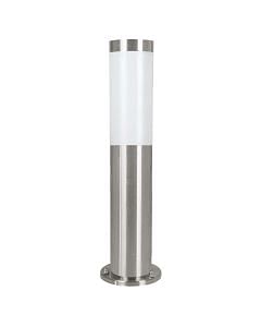 Serie helsinki, struttura in alluminio e diffusore in policarbonato, e27 - 1x15w, ip44, palo, h.45 cm