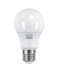 E27 lamp led goccia plast 9w 810lm fredda ecoline