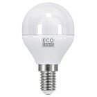 E14 lamp led minisfera plastica 6w 500lm fredda